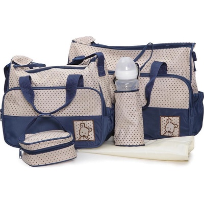 Moni Комплект чанти за аксесоари Stella син (104375)