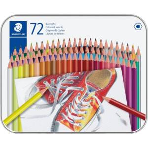 STAEDTLER Цветен молив шестостен в метална кутия асортимент (72) (175 M72)