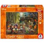 Schmidt Spiele Thomas Kinkade Studios: Disney Dreams Collection - Mickey & Minnie Halloween Fun (1000 Pieces)