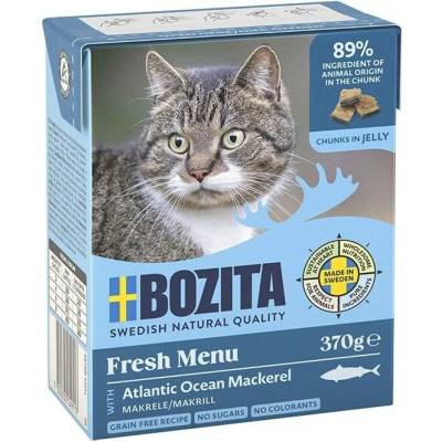 BOZITA Masové kousky s makrelou v želé 370 g