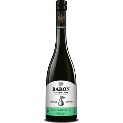 Baron Hildprandt Hruškovice 50% 0,7 l (čistá fľaša)