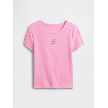 GAP Бебешка тениска с ребра GAP GAP | Rozov | Момичешки | XS