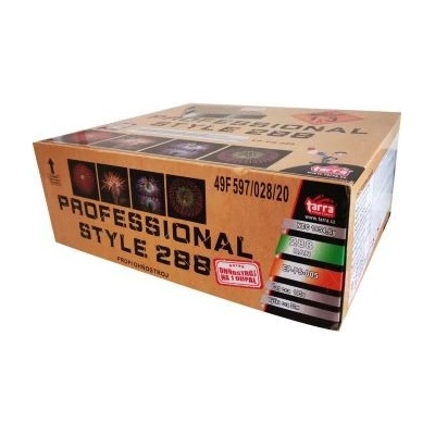 Profi složený ohňostroj Professional style 288 ran 1 1