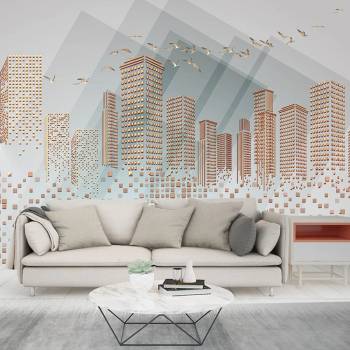 Image 1 of Art gift Фототапет Град от злато 2