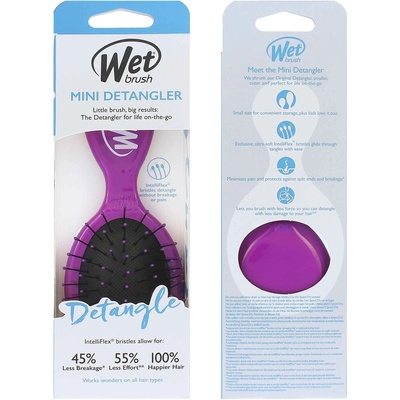 Wet Brush Mini Detangler Четка за коса Purple