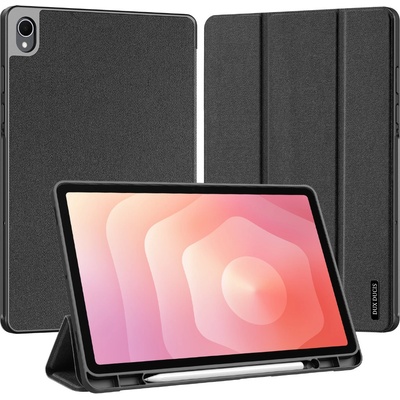 Samsung DUX DUCIS Кожен калъф за Samsung Galaxy Tab S11 X730/X736 със Стенд, Слот за стилус, вкл. Протектор- Черен, Тъмносин, Розов