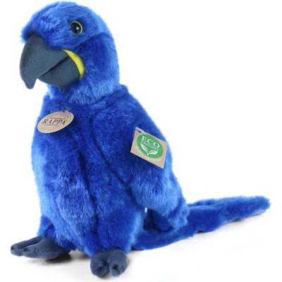 Rappa Плюшено папагалче синьо ара хиацинт стоящо 25 см eco-friendly