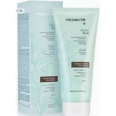 Medavita Choice Mask Castano Freddo - tónovací maska na vlasy 200 ml