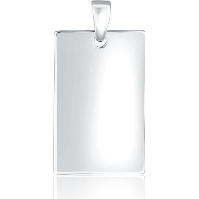 JVD Stříbrný přívěsek destička k pogravírování SVLP1415XH20030 – Zboží Mobilmania