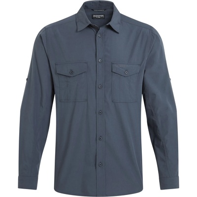 Craghoppers Мъжка риза с копчета Craghoppers Kiwi II Long Sleeved Shirt - Ombre Blue (033-2847-0313)