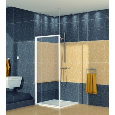 SANSWISS RONAL ECO LINE ECOF Boční stěna sprchová 70 cm, bílá/sklo ECOF07000407