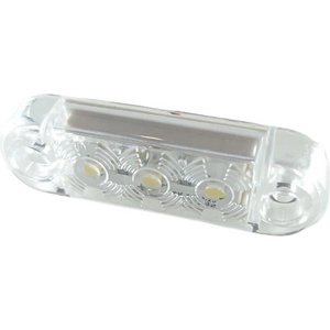  Габарит FR0171 3 LED Бял 12-24V 63mm