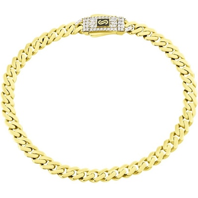 GEMMAX Luxusní zlatý unisex náramek GUBYB-19-03542