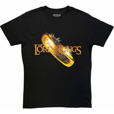 Lord of the Rings Shiny Gold Ring čierna