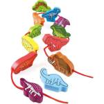 Hape Дървени фигурки за нанизване Hape - Динозаври (H0910)