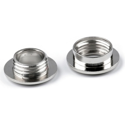 Průchodka šroubovací vnitřní Ø8 mm / vnější Ø16 mm Varianta: nikl, Balení: 10 pár