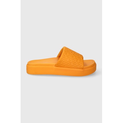 Tommy Hilfiger Чехли Tommy Hilfiger TH PLATFORM POOL SLIDE в оранжево с платформа FW0FW07855 (FW0FW07855)