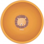Sassi Junior Силиконова купичка с вакуум Sassi - Chompy The Lion, оранжева (SSSI0726)