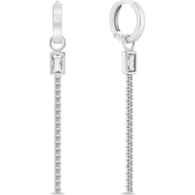 Brilio Silver náušnice EA799W