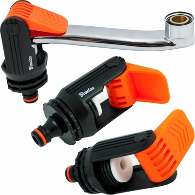 Konektor, adaptér na připojení na vodovodní baterii BRADAS univerzální – Zboží Mobilmania