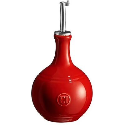 Emile henry (Франция) Керамична бутилка за оцет emile henry vinegar cruet с дозатор - цвят червен (eh 0216-34)