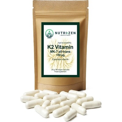 NUTRI&ZEN Vitamín K2 MK-7 all-trans 60 kapsúl