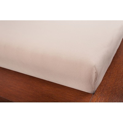 Wooline Prostěradlo Jersey barva smetanové 90x200