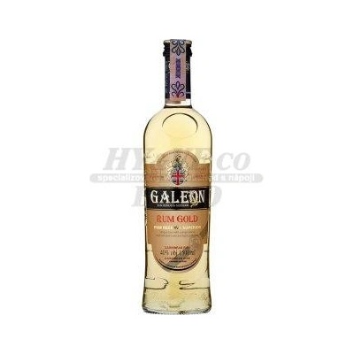 Galeon Rum Gold 40% 0,5 l (čistá fľaša)