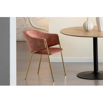 LuxD Nikolai růžový samet