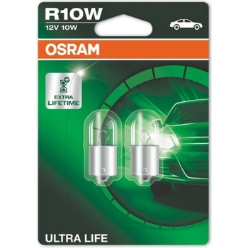 Image 1 of OSRAM ULTRA LIFE R10W 10W 12V 2x (5008ULT-02B)