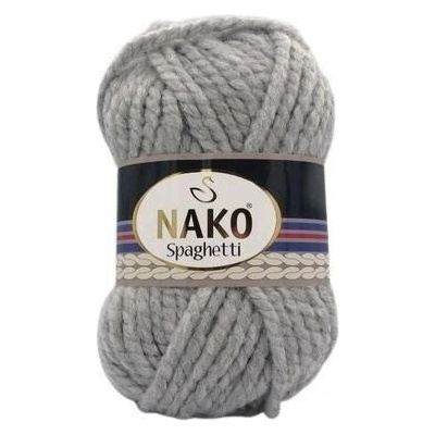 Nako Pletací příze Nako Spaghetti 195 - šedá