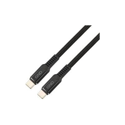 GND USBCC100MM02 USB-C / USB-C, 1m, černý