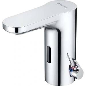 SCHELL Celis E - Електронен смесител за умивалник, захранван от батерии 6 V, Bluetooth, хром 002780699 (002780699)