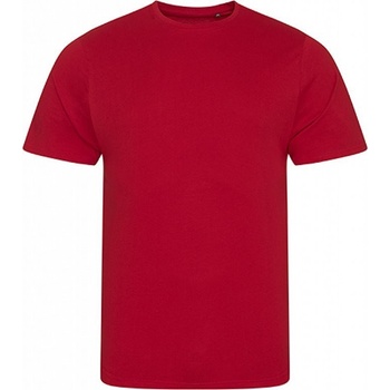 Módní tričko Ecologie z organické bavlny červená ohnivá EA001