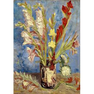 Enjoy - Puzzle Vincent Van Gogh: Vase with Gladioli and Chinese Asters - 1 000 piese