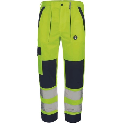 CERVA Работен панталон cerva max neo hv / hi-vis с еластична талия и светлоотразителни ленти - hv жълт 48 (0352012870048)