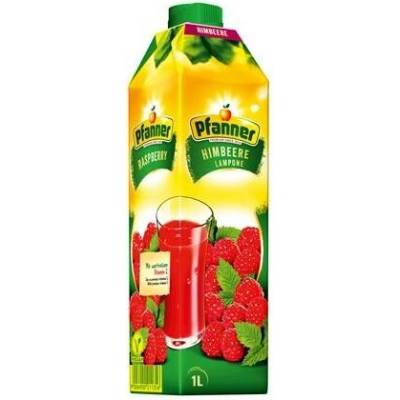 Pfanner Nektar malina 20% 8 x 1 l