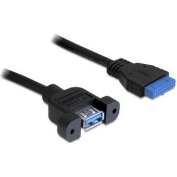 Delock kabel interní 19pin USB 3.0 1 x USB 3.0 A samice / 50cm (83118)