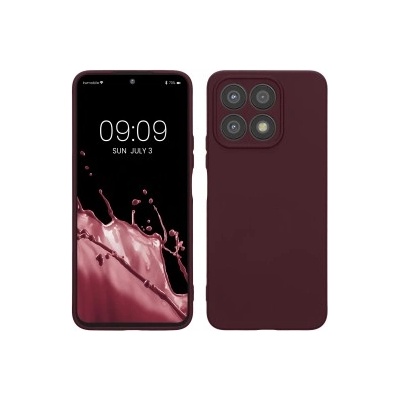 kwmobile Калъф за Honor X8a - тъмночервен