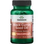 Swanson Black Cumin Seed Oil, 500 mg, 60 капсули, Swanson (SWE063)