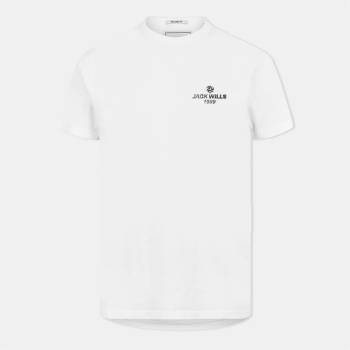 Jack Wills Тениска Jack Wills Men's JW Reverse Print Regular Fit T-Shirt - White