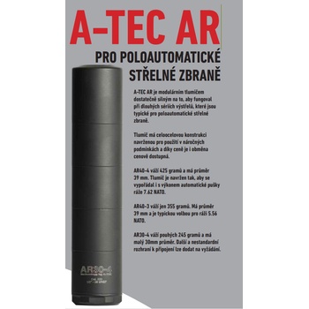 A-Tec AR 30-4 modulový 1/2''-28 UNEF 5/8''-24 UNEF 5,56 mm