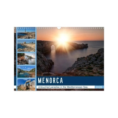 Menorca Untouched paradise in the Mediterranean Sea Wall DIN A3 landscape CALVENDO 12 Month Wall 2026