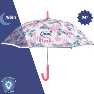 Perletti s reflexním proužkem růžový