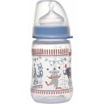 Nip Бебешко шише NIP - РР, Flow M, 0 м+, 260 ml, Boy (4000821350410) - ozone
