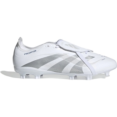 Adidas Футболни бутонки Adidas Predator League Fold-Over Tongue Firm Ground Football Boots - White/Silver