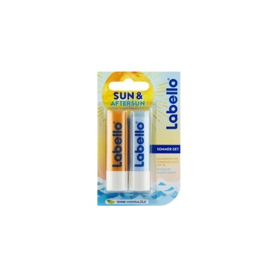 Beiersdorf Labello SUN балсам за устни след слънце 2x4.8 г
