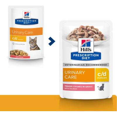 HILL'S PD Prescription Diet Feline c/d Salmon 85 g