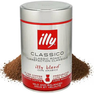 Illy Lungo mleté kávy 250 g