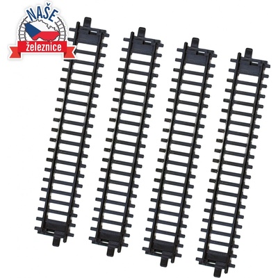 Naše Železnice koleje 4 ks rovné